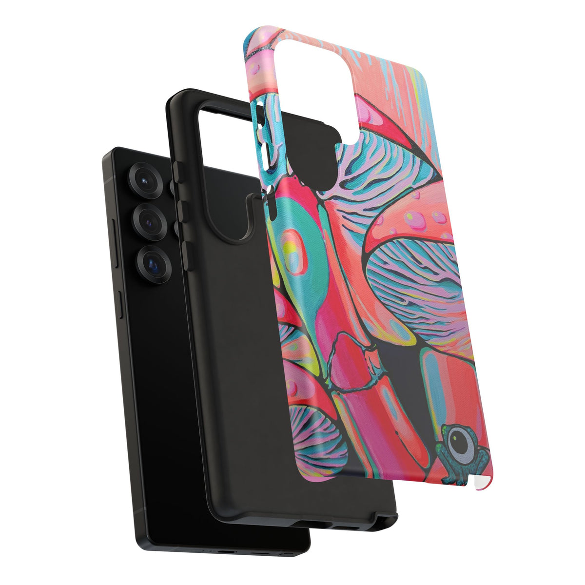 Coque de téléphone résistante Trippy Mushrooms