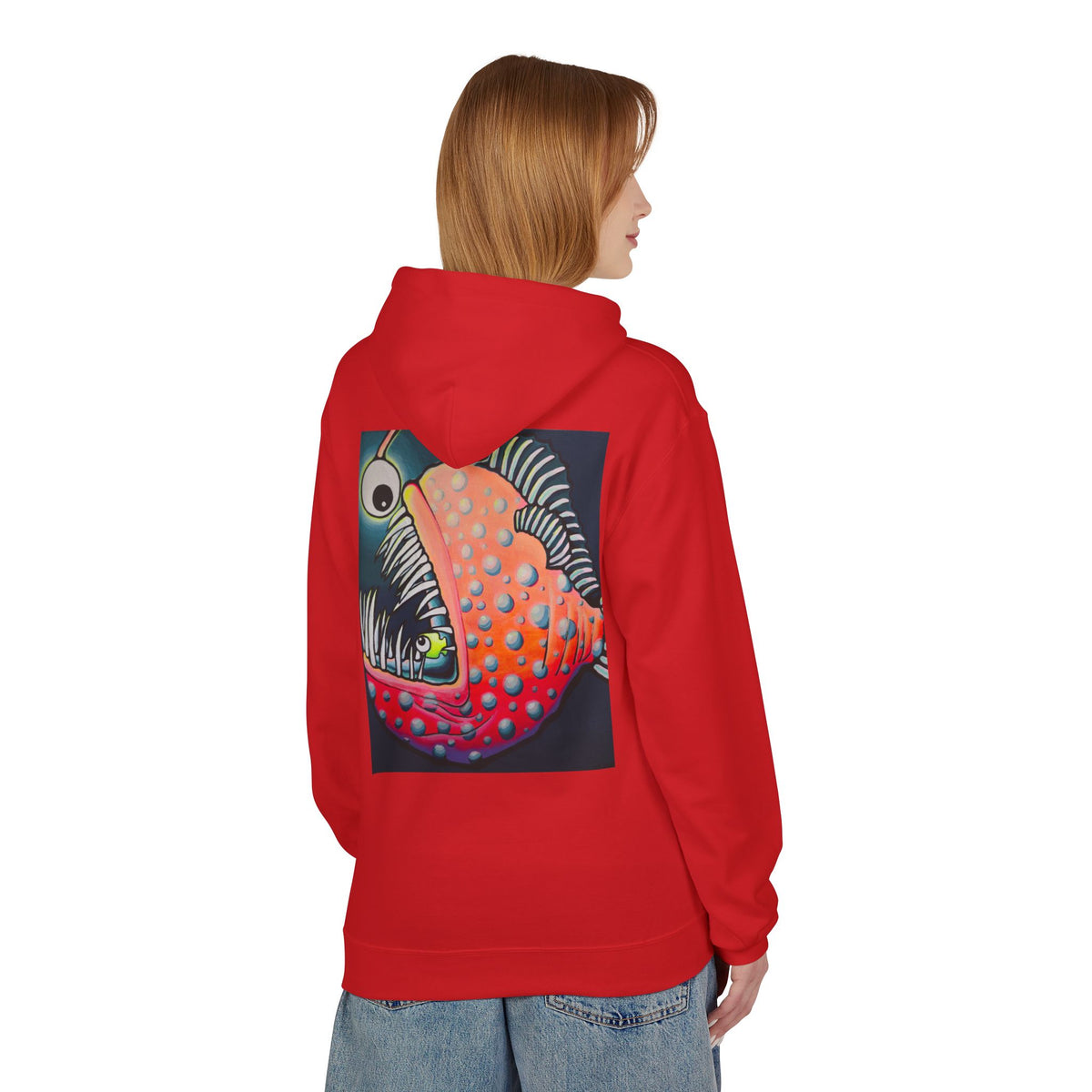 Unisex Cyclops Anglerfish Soft Hoodie
