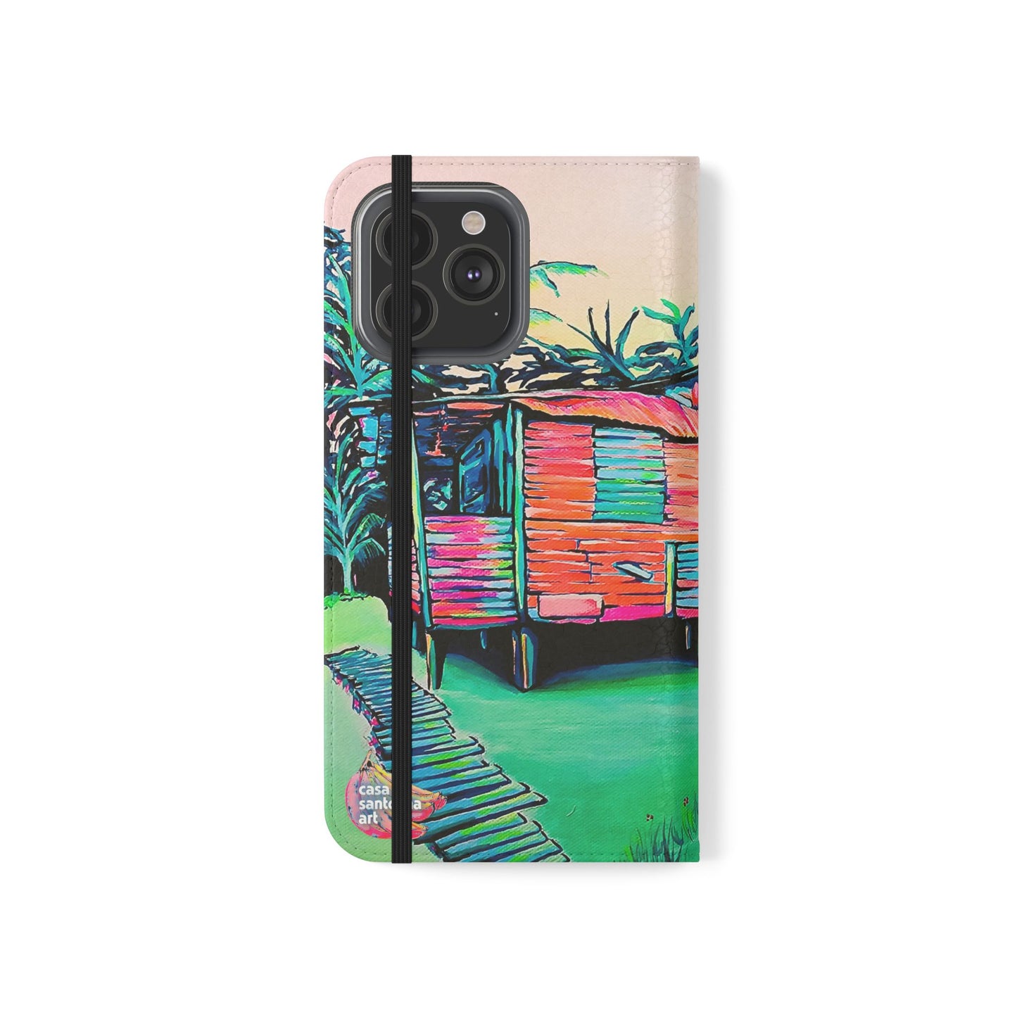 Luis Russell House Bocas Flip Phone Case – Wallet Cover with Card Slots