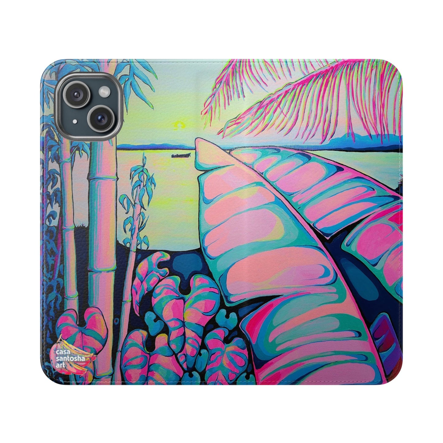 Serenity Bocas Flip Phone Case – Wallet Cover with Card Slots