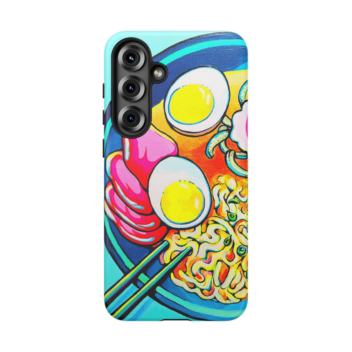 Coque de téléphone résistante Neon Ramen
