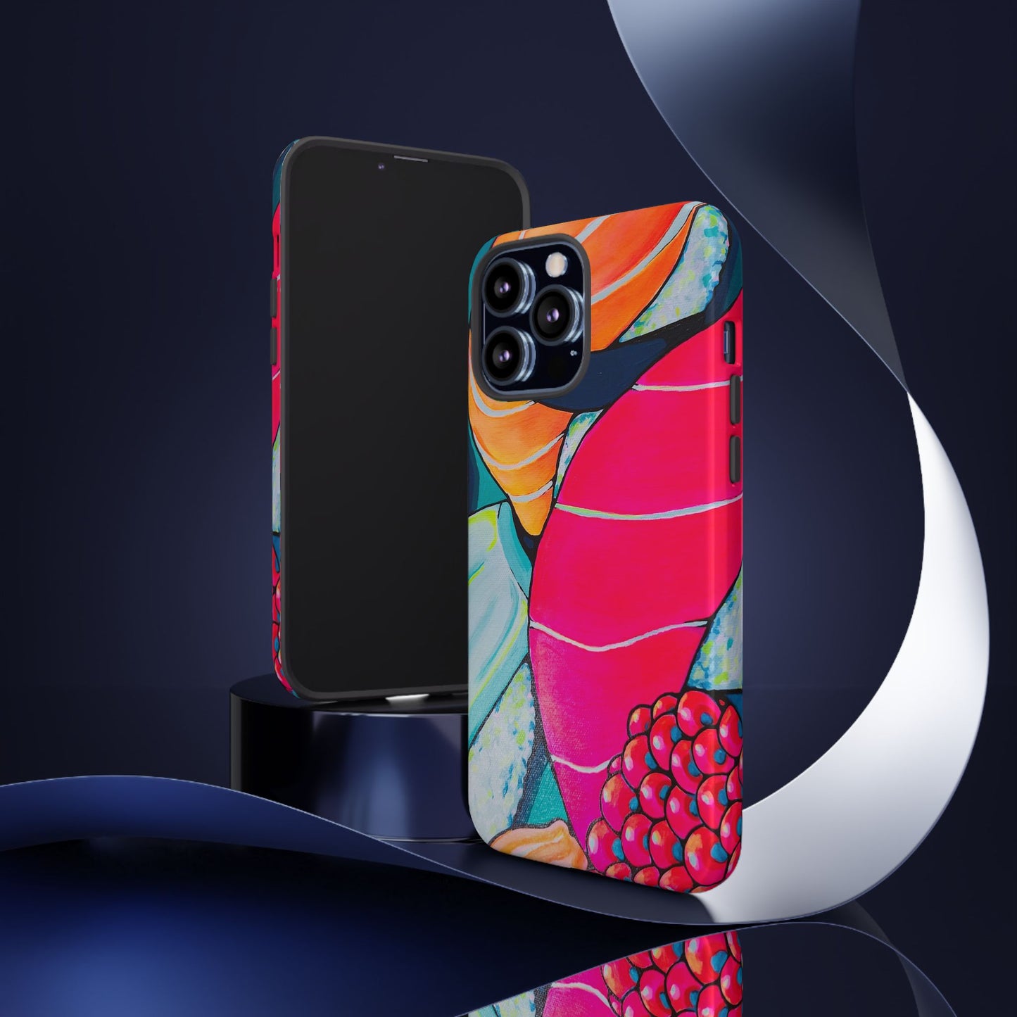 Neon Sushi Tough Phone Case