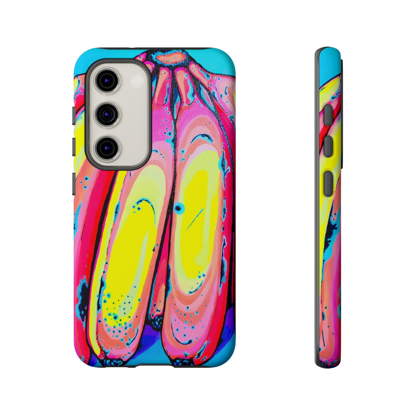 Neon Fat Bananas Tough Phone Case