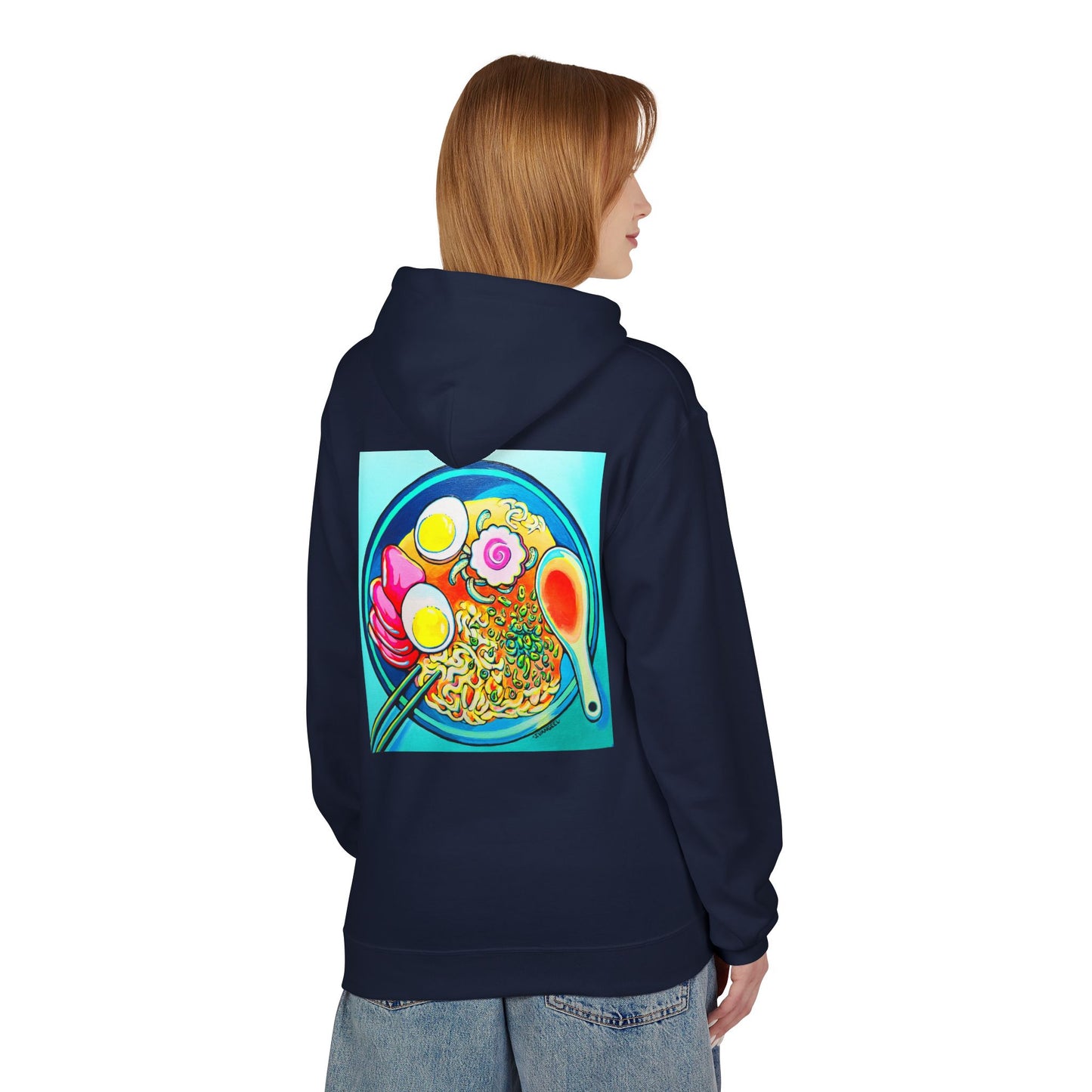 Unisex Neon Ramen Soft Hoodie