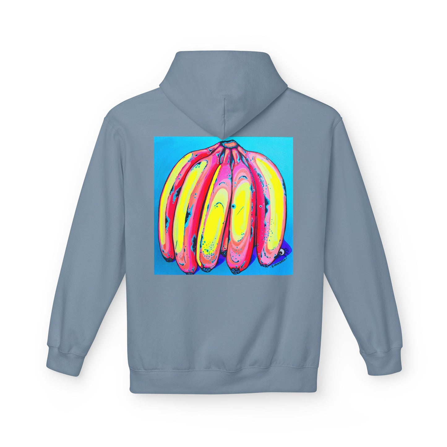 Unisex Neon Fat Bananas Soft Hoodie