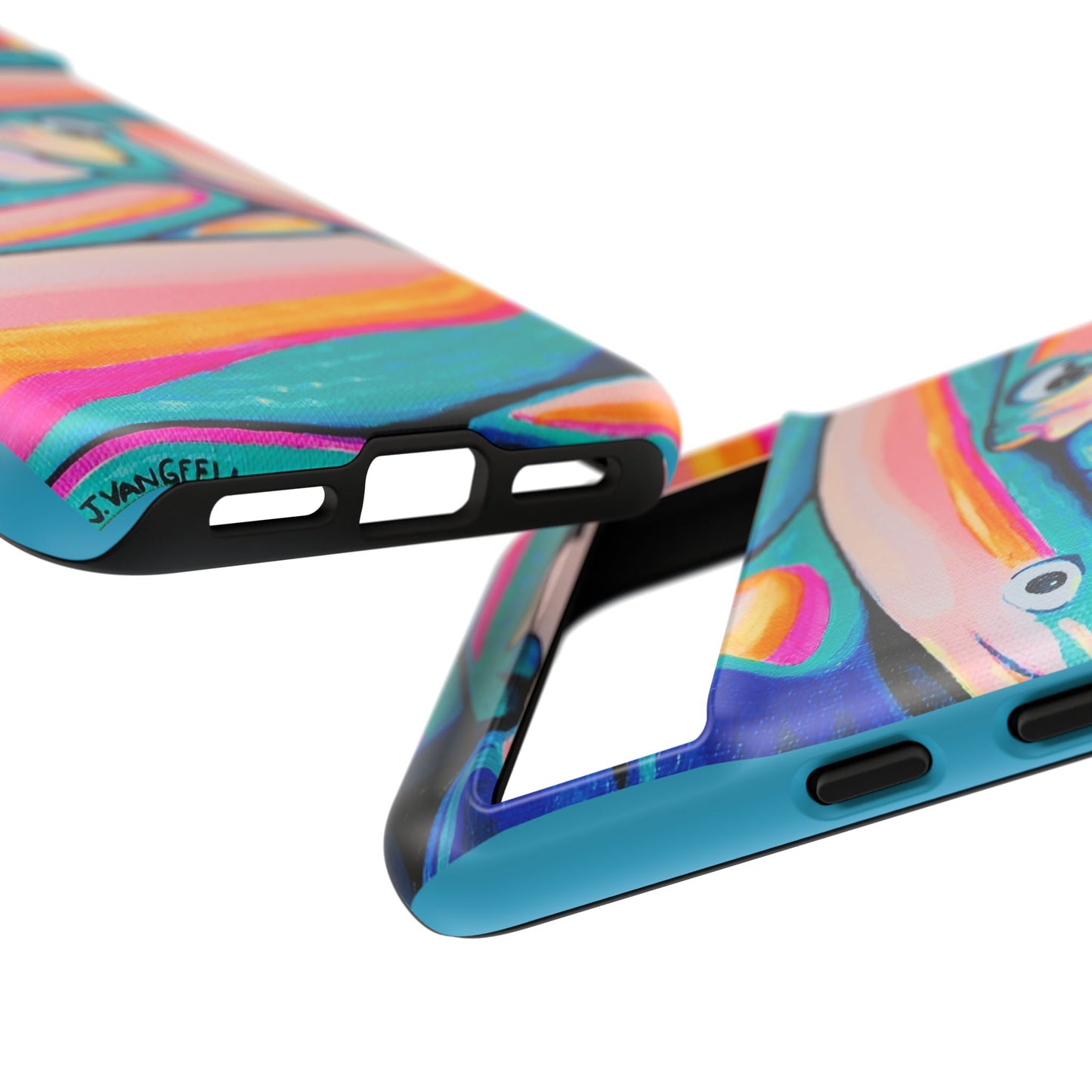Neon Fish Tough Phone Case