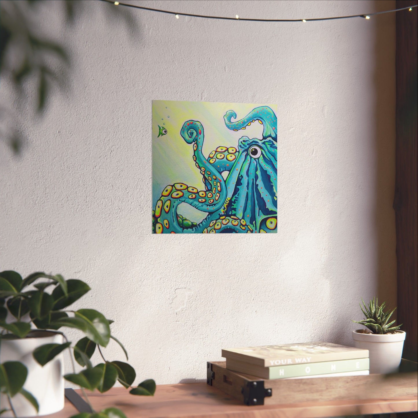 Cyclops Octopus Giclée Art Poster