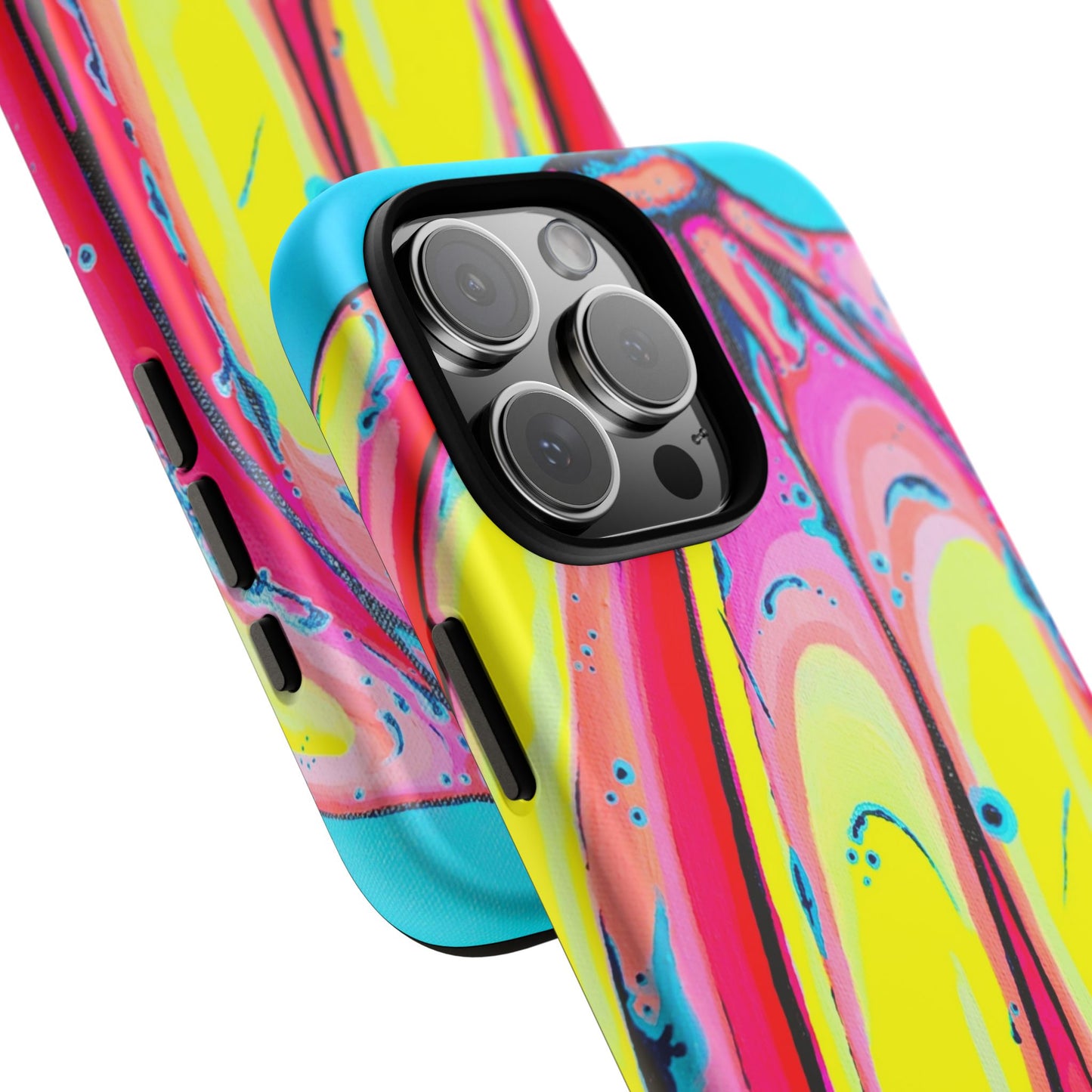 Neon Fat Bananas Tough Phone Case