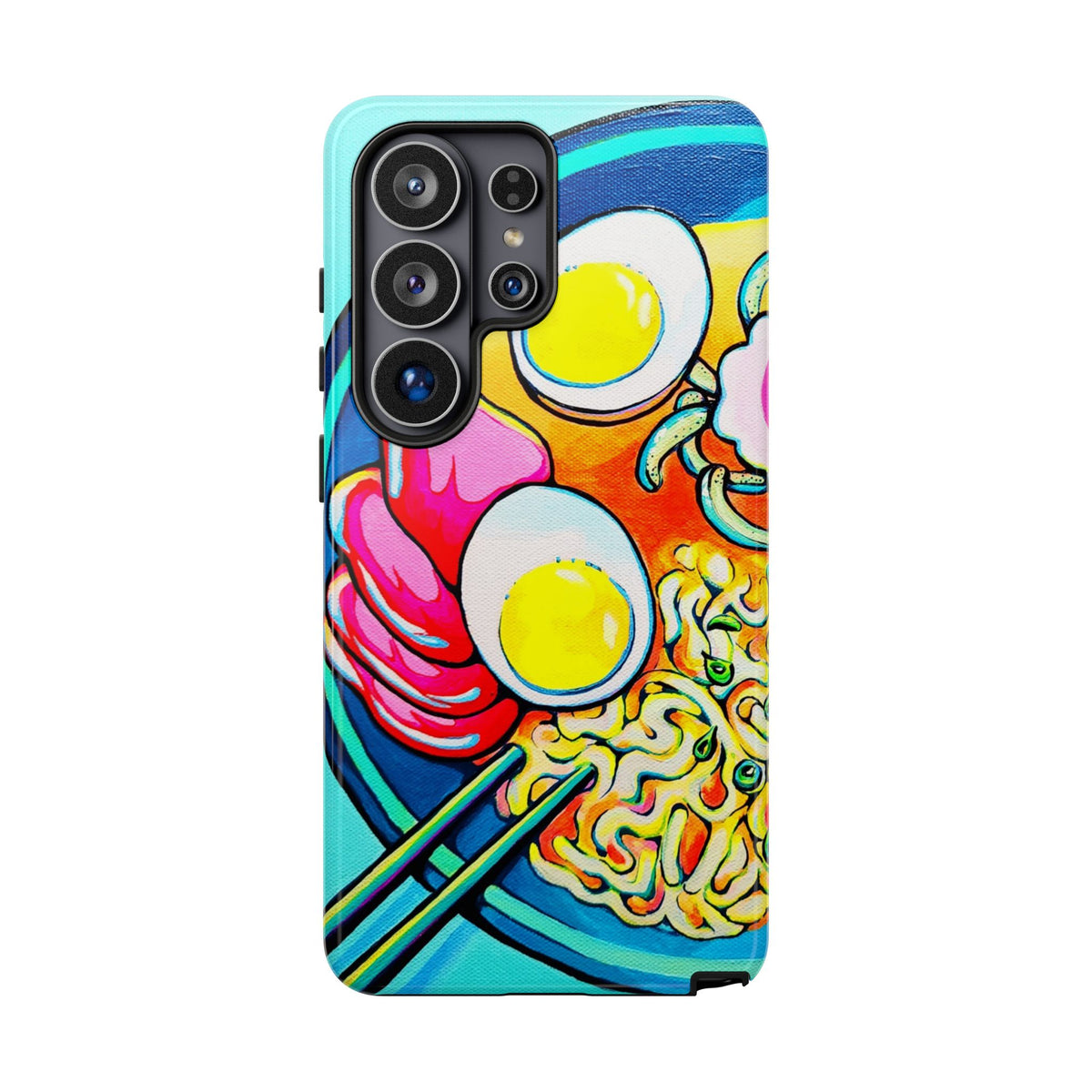 Coque de téléphone résistante Neon Ramen