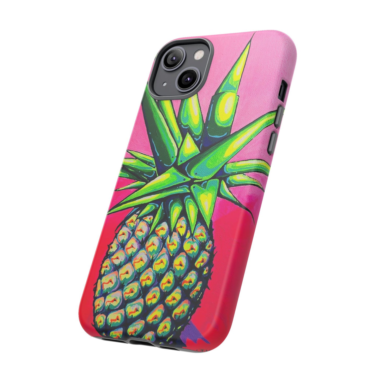 Neon Pineapple Tough Phone Case