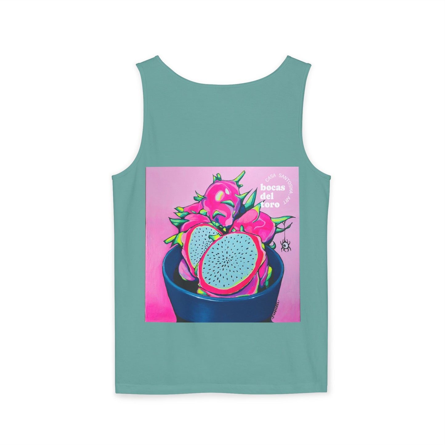 Unisex Neon Pink Dragon Fruit Tank Top - Perfect for Summer Vibes