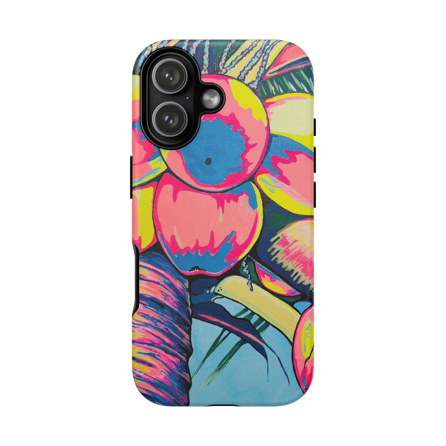 Neon Coconuts Tough Phone Case