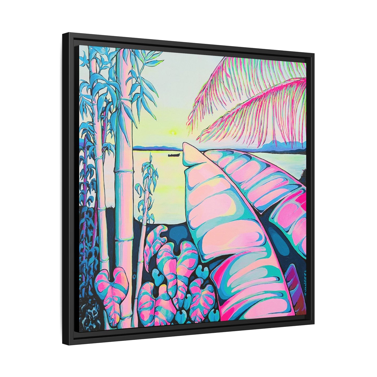 Impression sur toile « Sérénité encadrée Bocas »