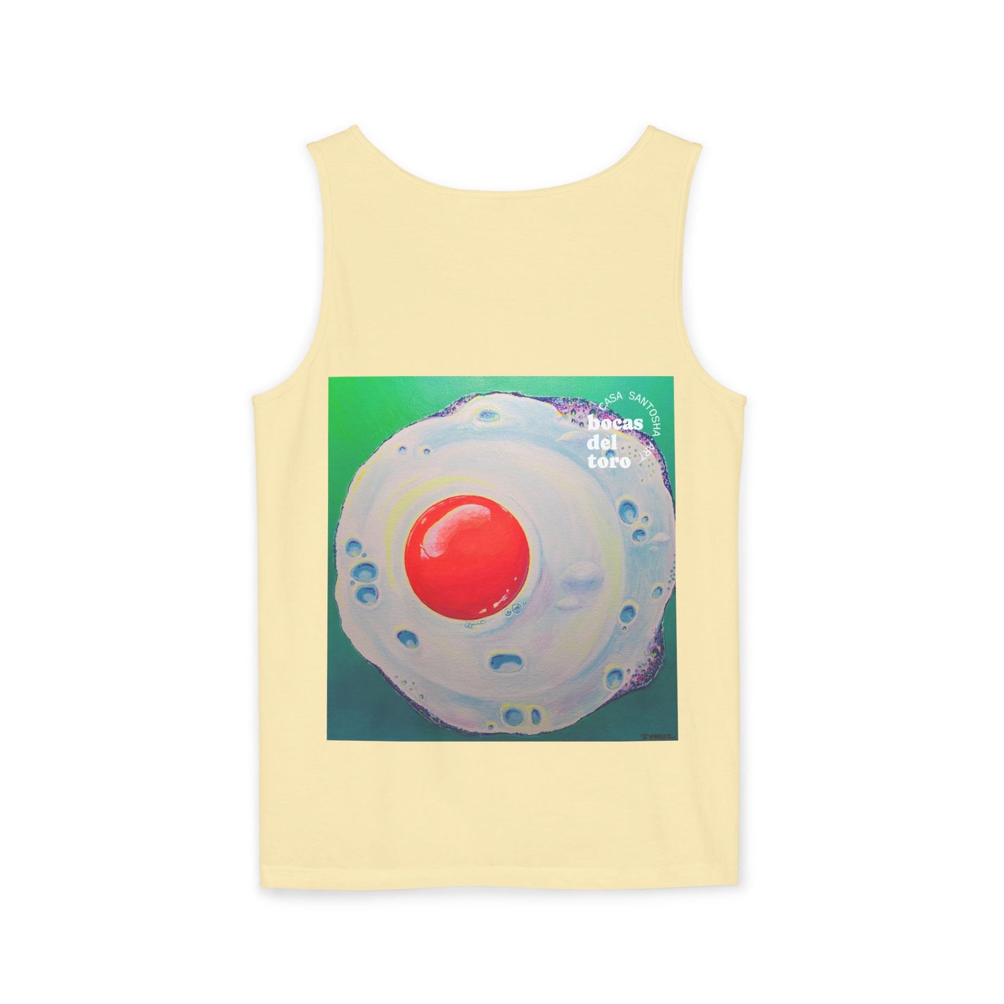 Unisex Neon Fried Egg Tank Top - Perfect for Summer Vibes