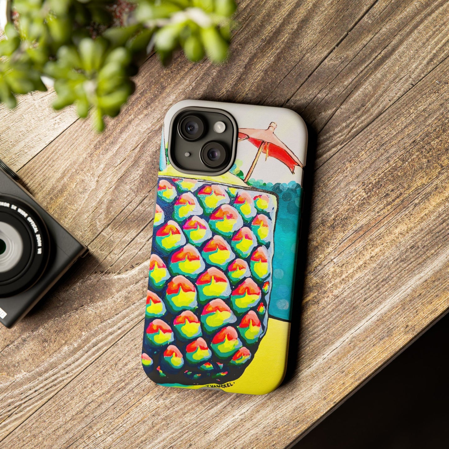 Neon Piña Colada Tough Phone Case