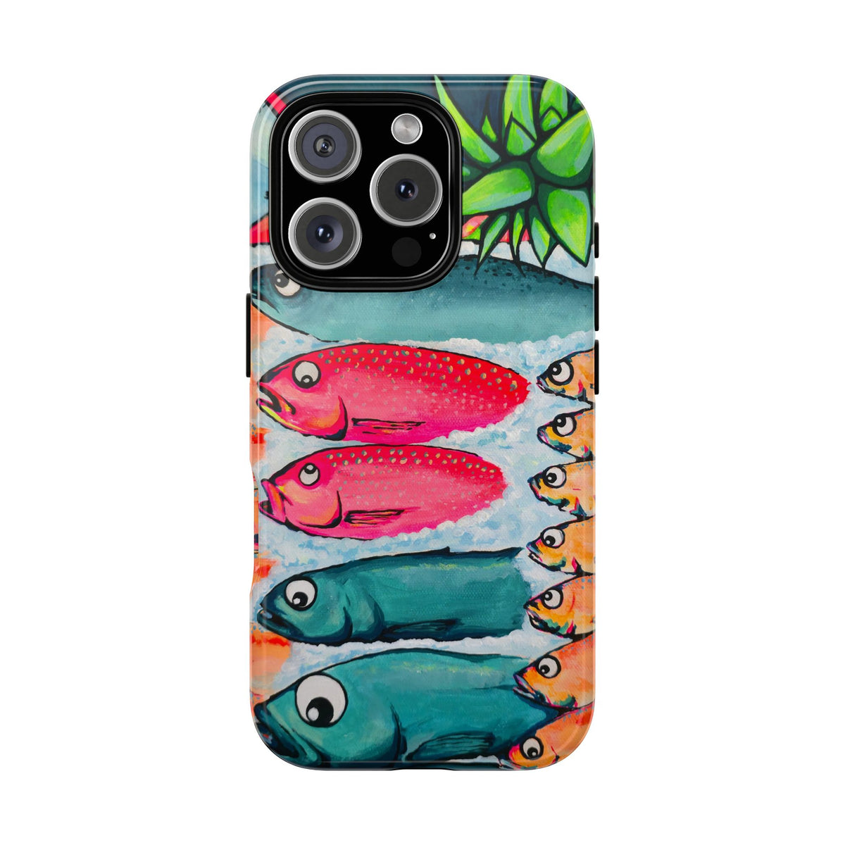 Neon Cabo Fish Market Tough Phone Case