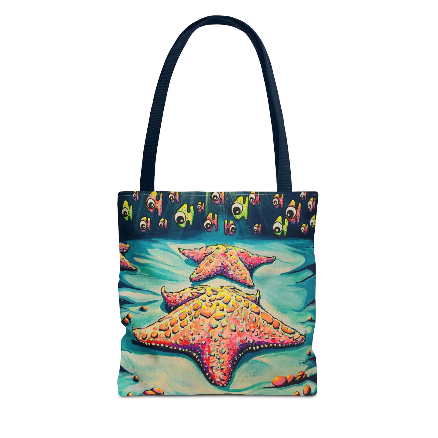 Premium Cyclops Starfish Tote Bag, Original Artist Design, Reusable Shopping Tote, Eco-Friendly