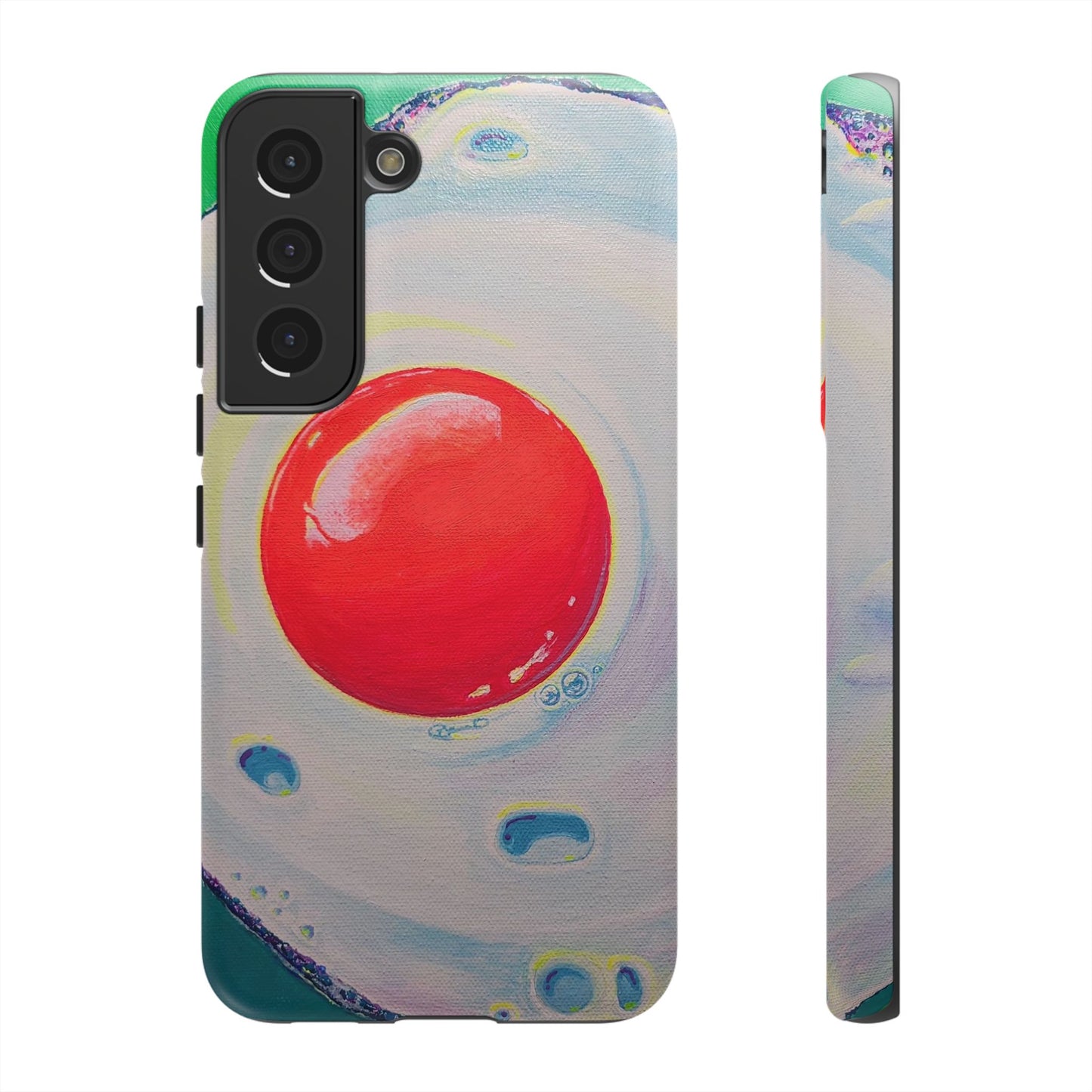 Neon Fried Egg Tough Phone Case