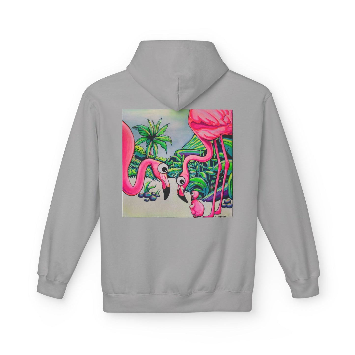 Unisex Cyclops Flamingo Family Soft Hoodie