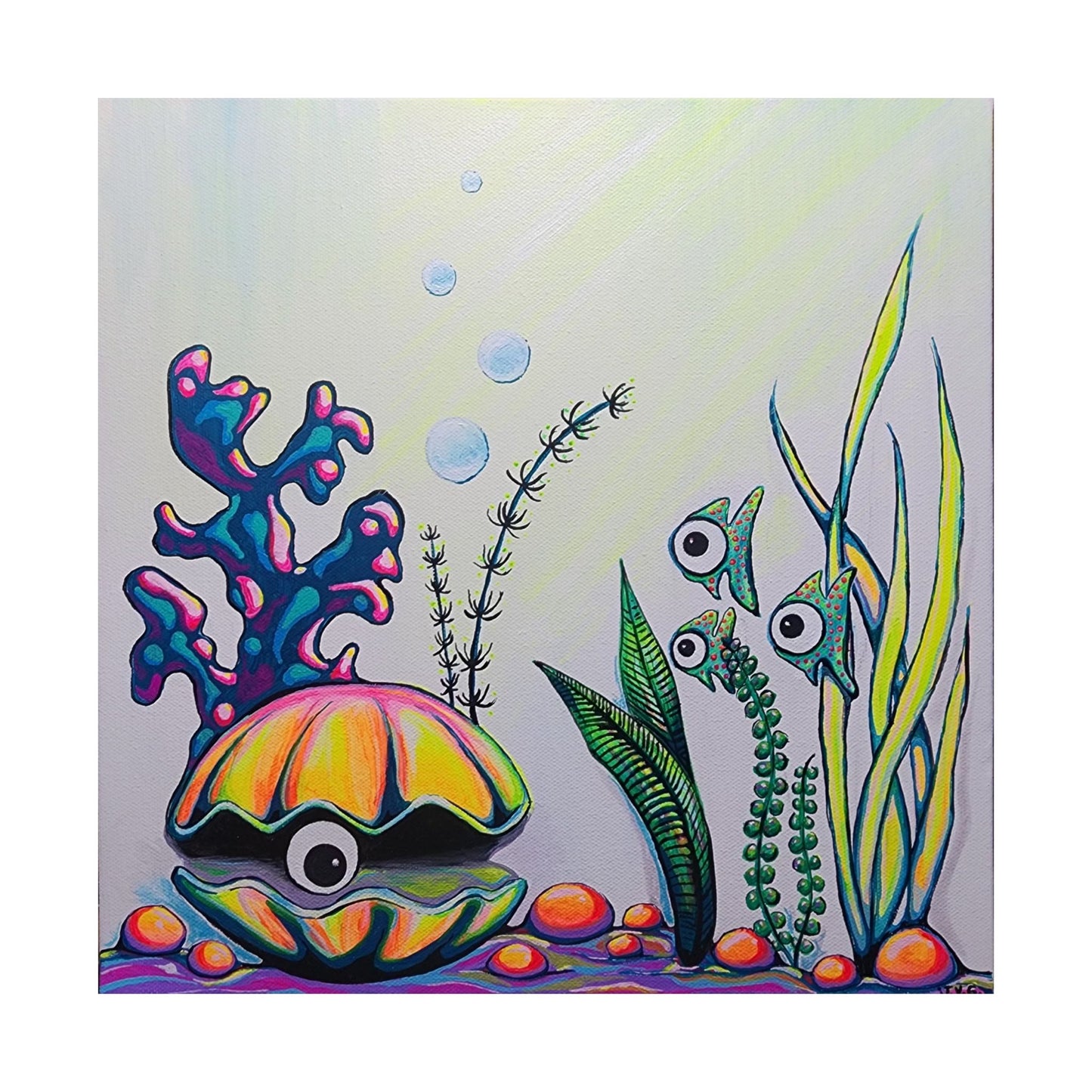 Cyclops Clam Giclée Art Poster