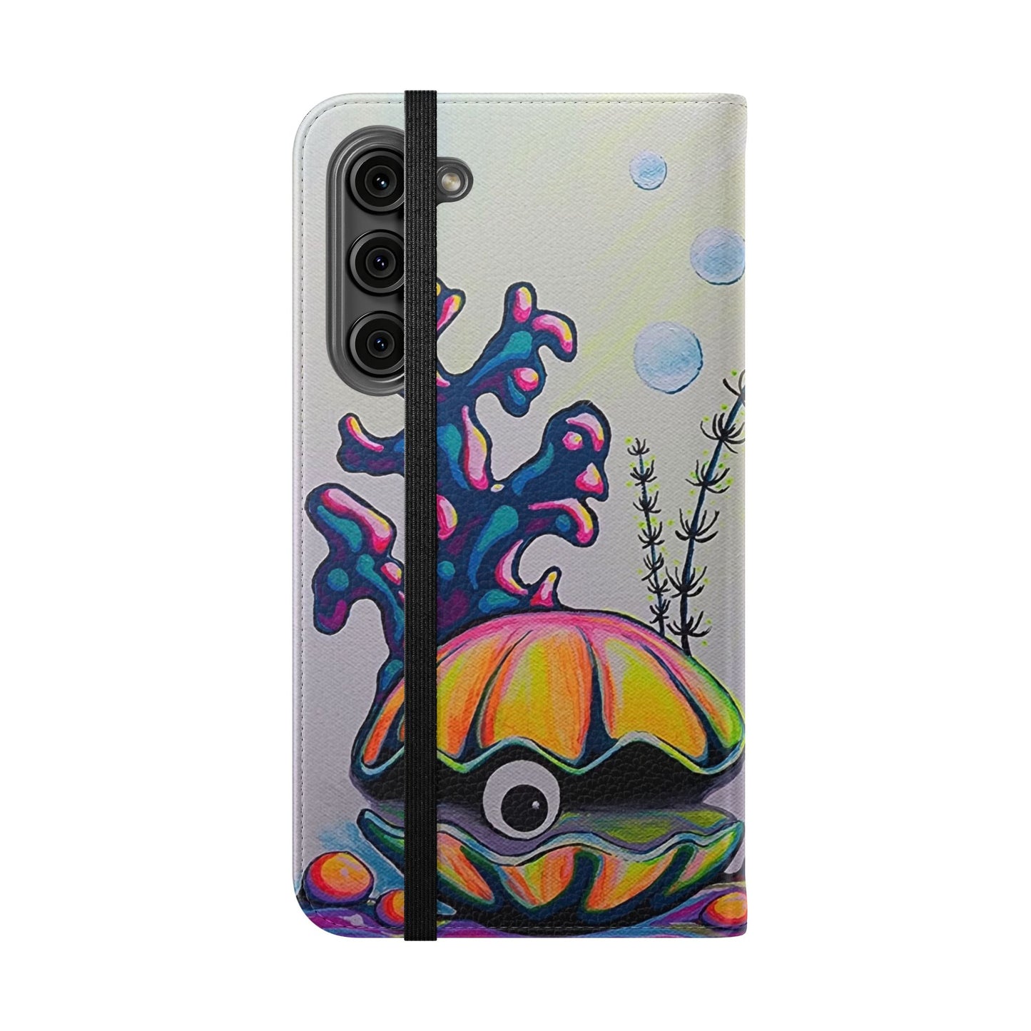 Cyclops Clam Flip Phone Case – Wallet Cover with Card Slots