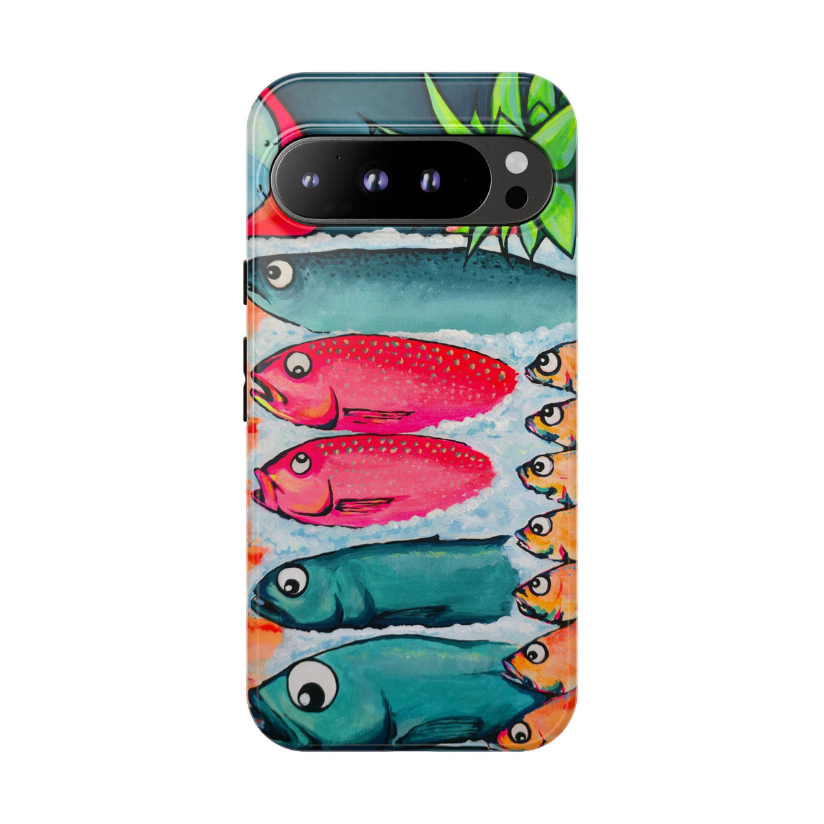 Neon Cabo Fish Market Tough Phone Case