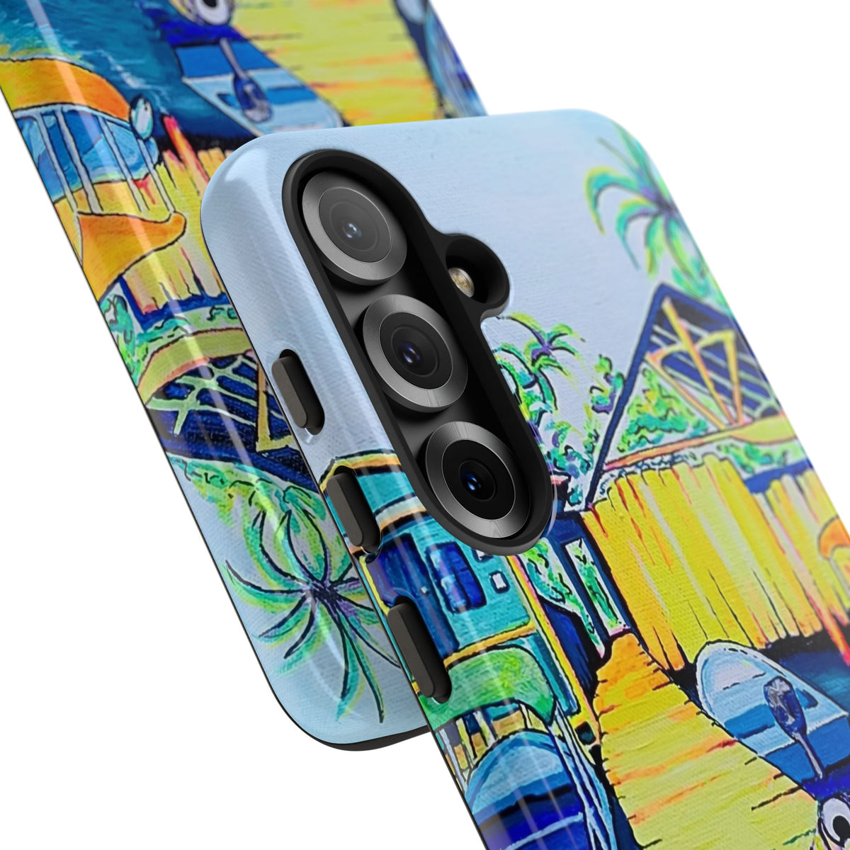 Cyclops Cat and Dog in Bocas Tough Phone Case