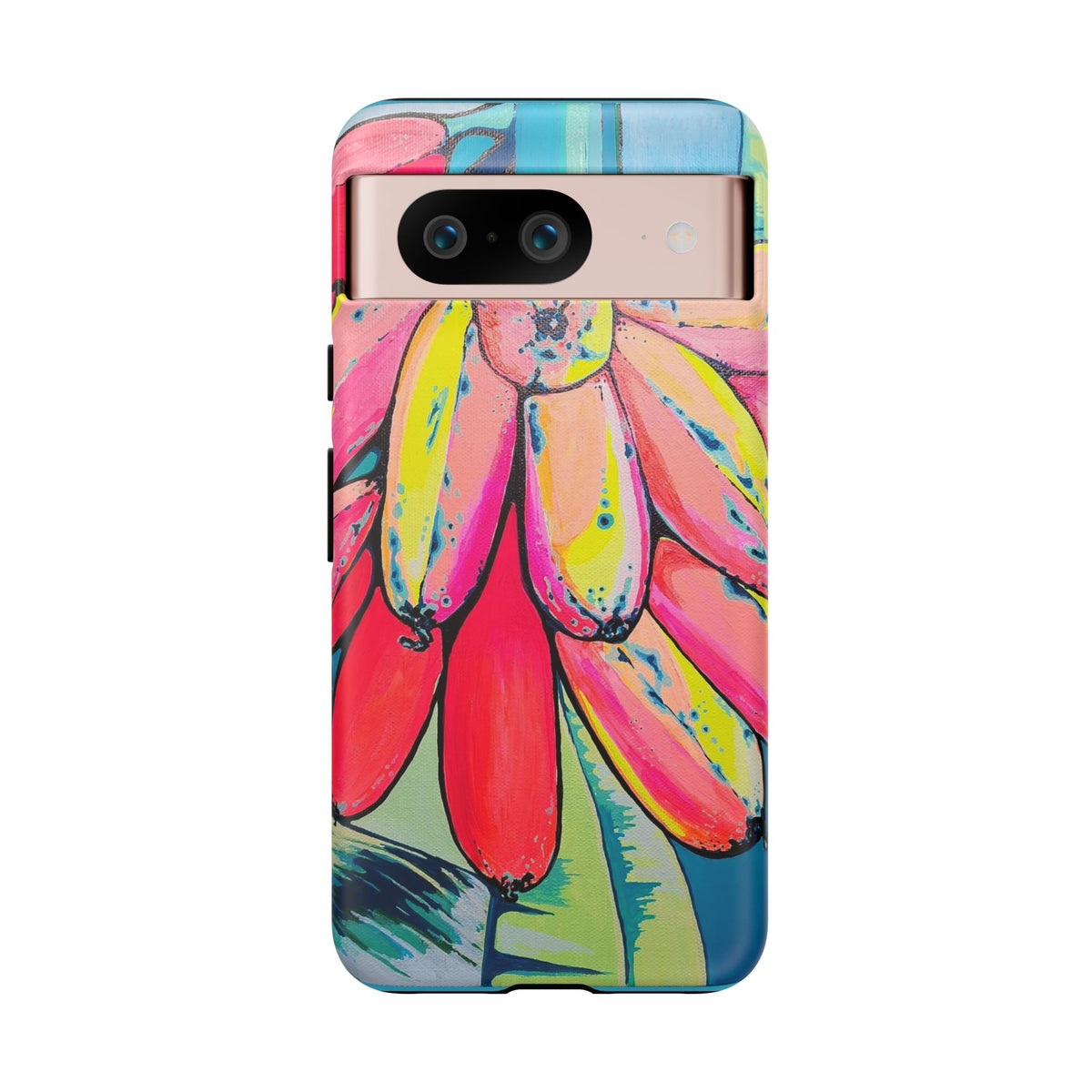 Neon Primitivo Bananas Tough Phone Case
