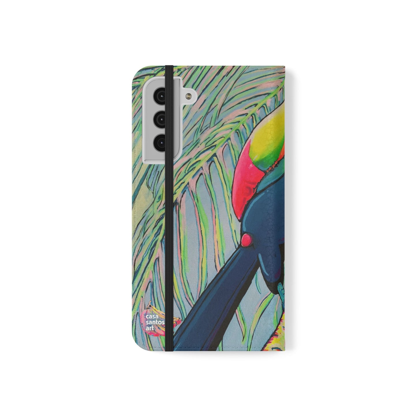 Cyclops Toucan Flip Phone Case – Wallet Cover with Card Slots