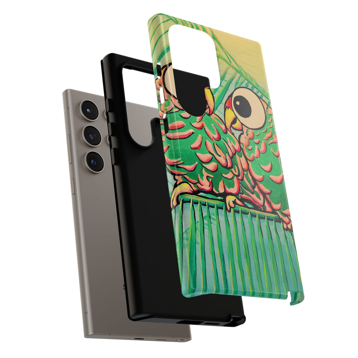 Chatty Cyclops Parrots Tough Phone Case