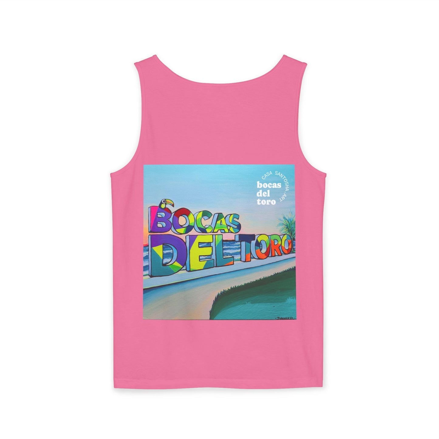 Unisex Bocas Del Toro Sign Tank Top - Perfect for Summer Vibes