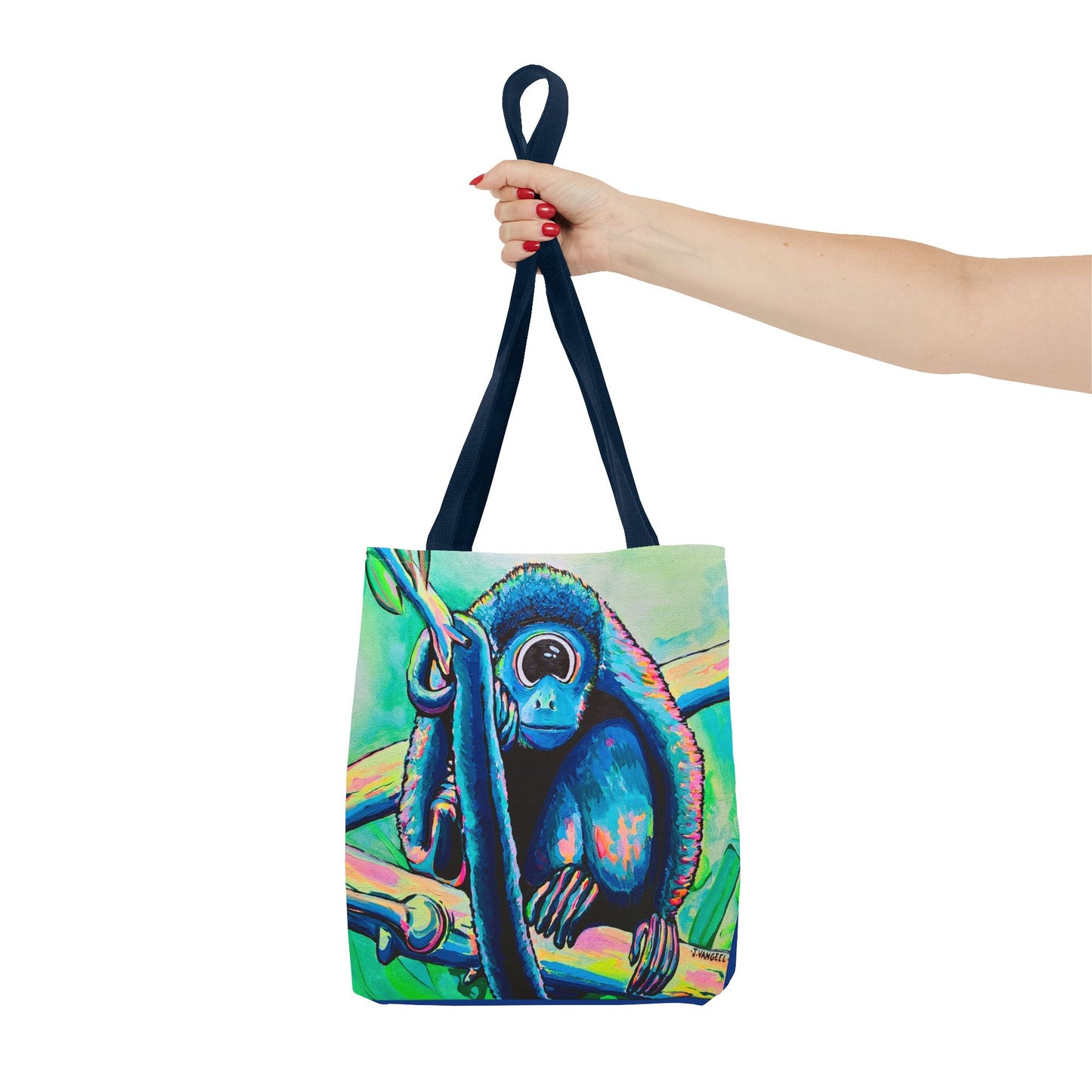 Premium Cyclops Monkey Tote Bag, Original Artist Design, Reusable Shopping Tote, Eco-Friendly