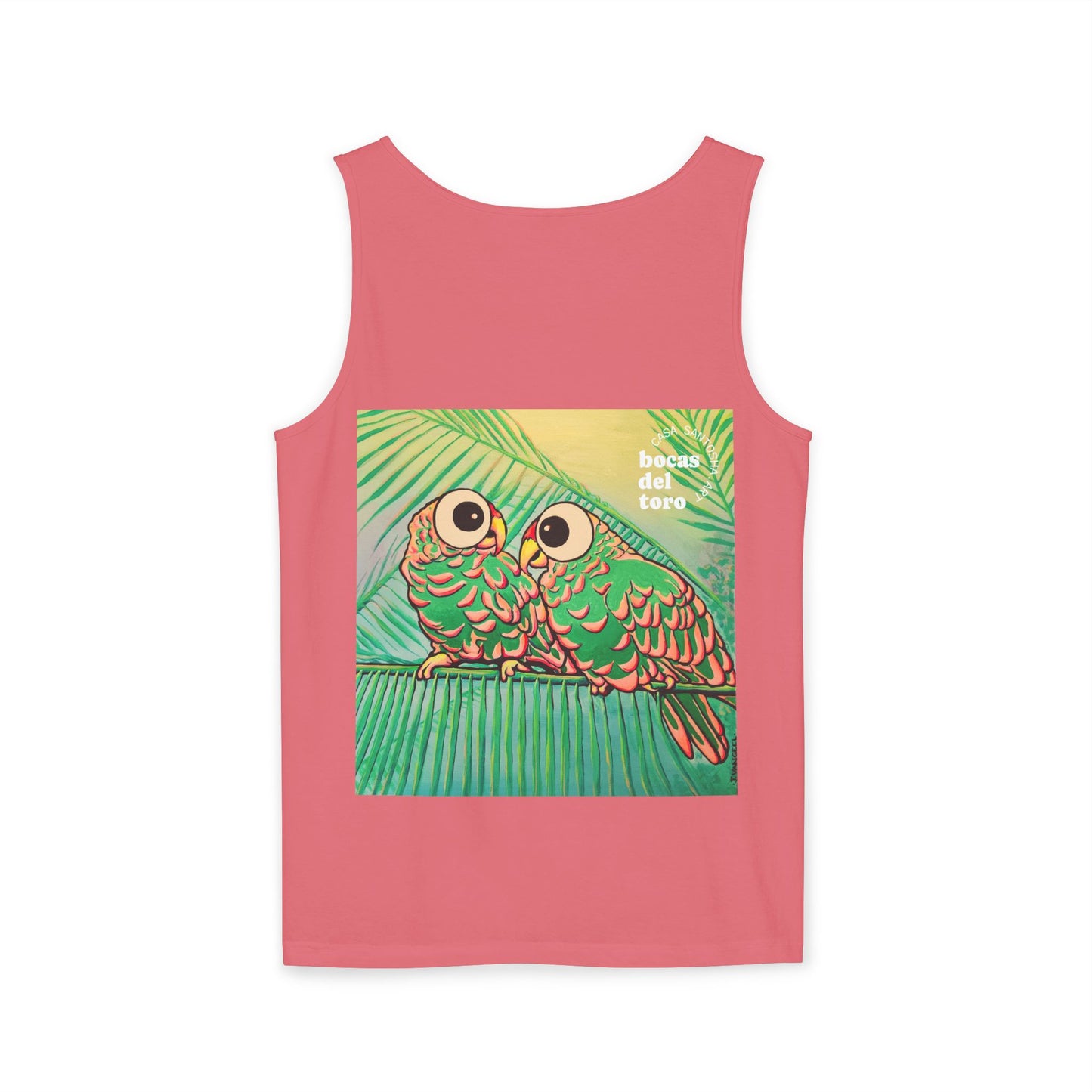 Unisex Chatty Cyclops Parrots Tank Top - Perfect for Summer Vibes