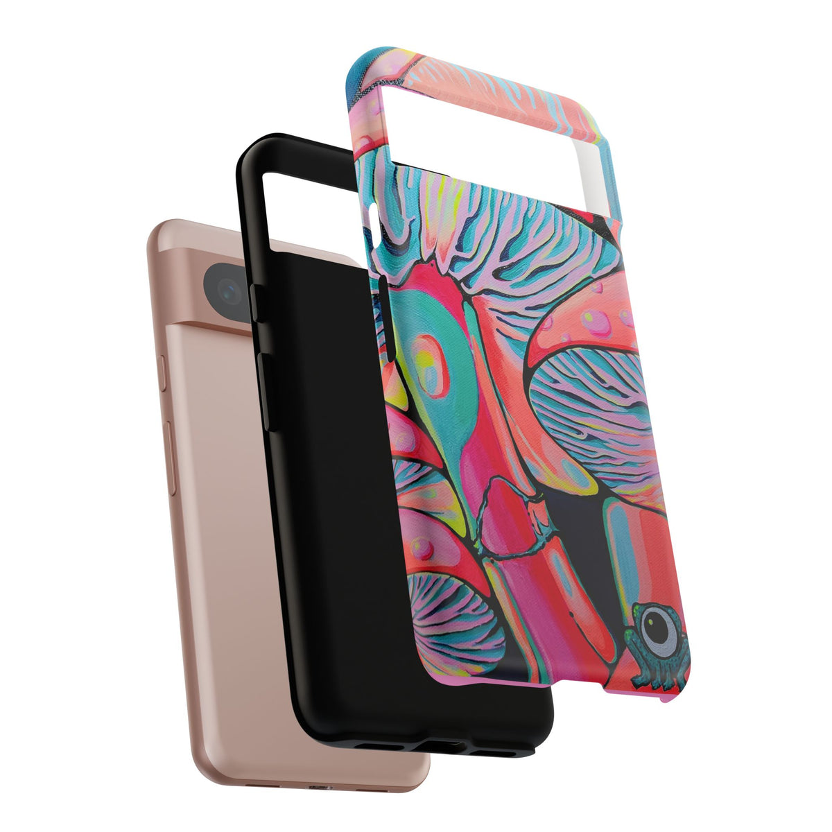 Coque de téléphone résistante Trippy Mushrooms