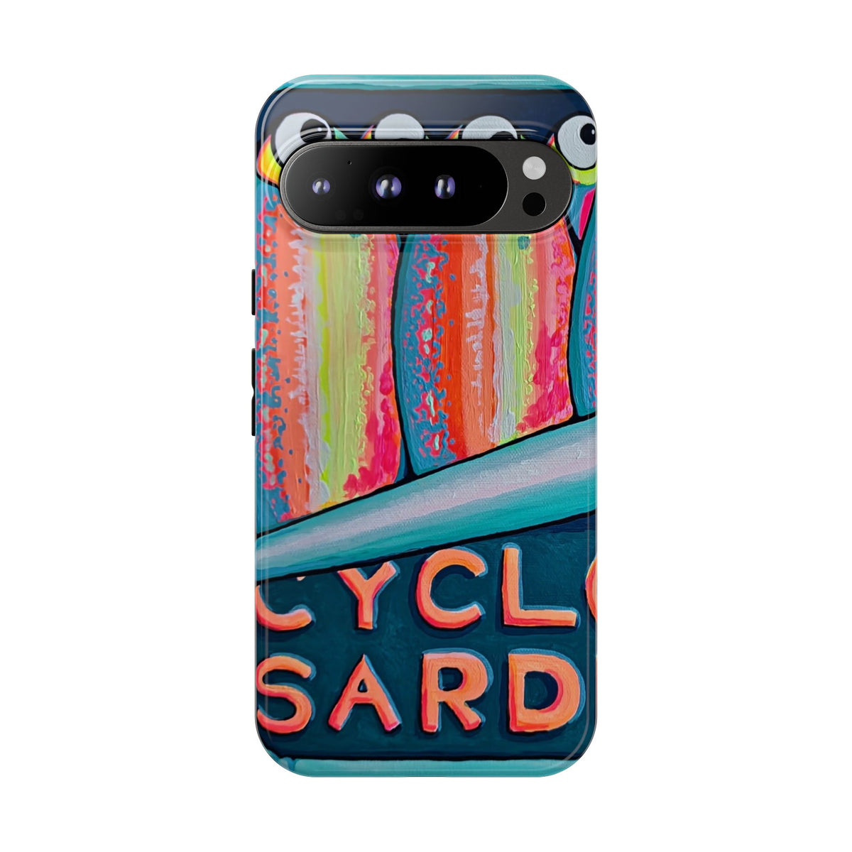 Neon Sardines Tough Phone Case