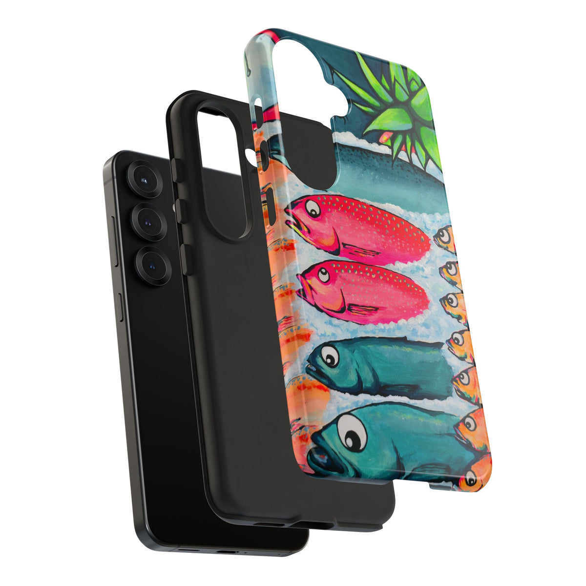 Neon Cabo Fish Market Tough Phone Case