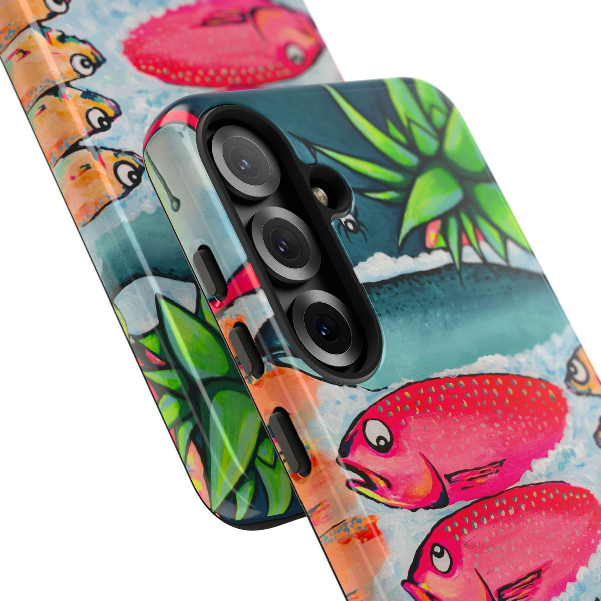 Neon Cabo Fish Market Tough Phone Case