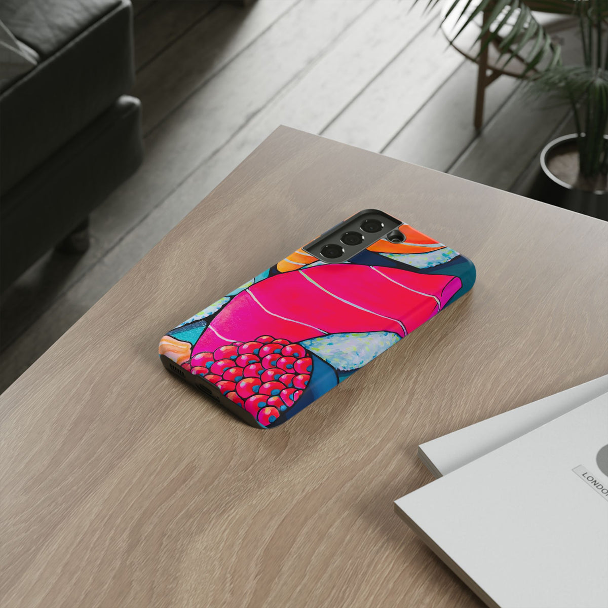 Coque de téléphone résistante Néon Sushi