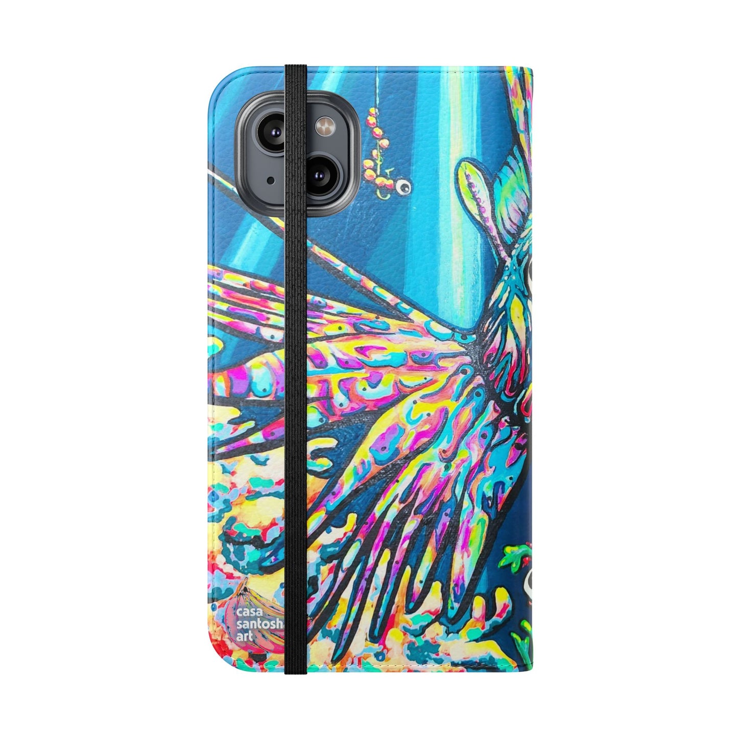 Cyclops Lionfish Flip Phone Case – Wallet Cover with Card Slots
