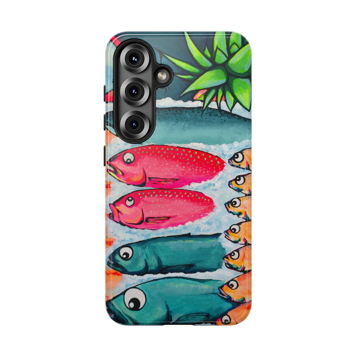 Neon Cabo Fish Market Tough Phone Case