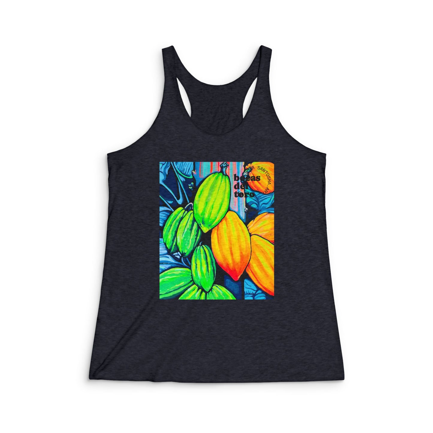 Women's Neon Cacao Graphic Racerback Tank