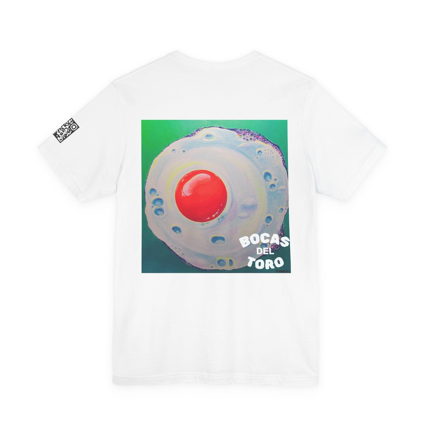 Unisex Neon Fried Egg Tee