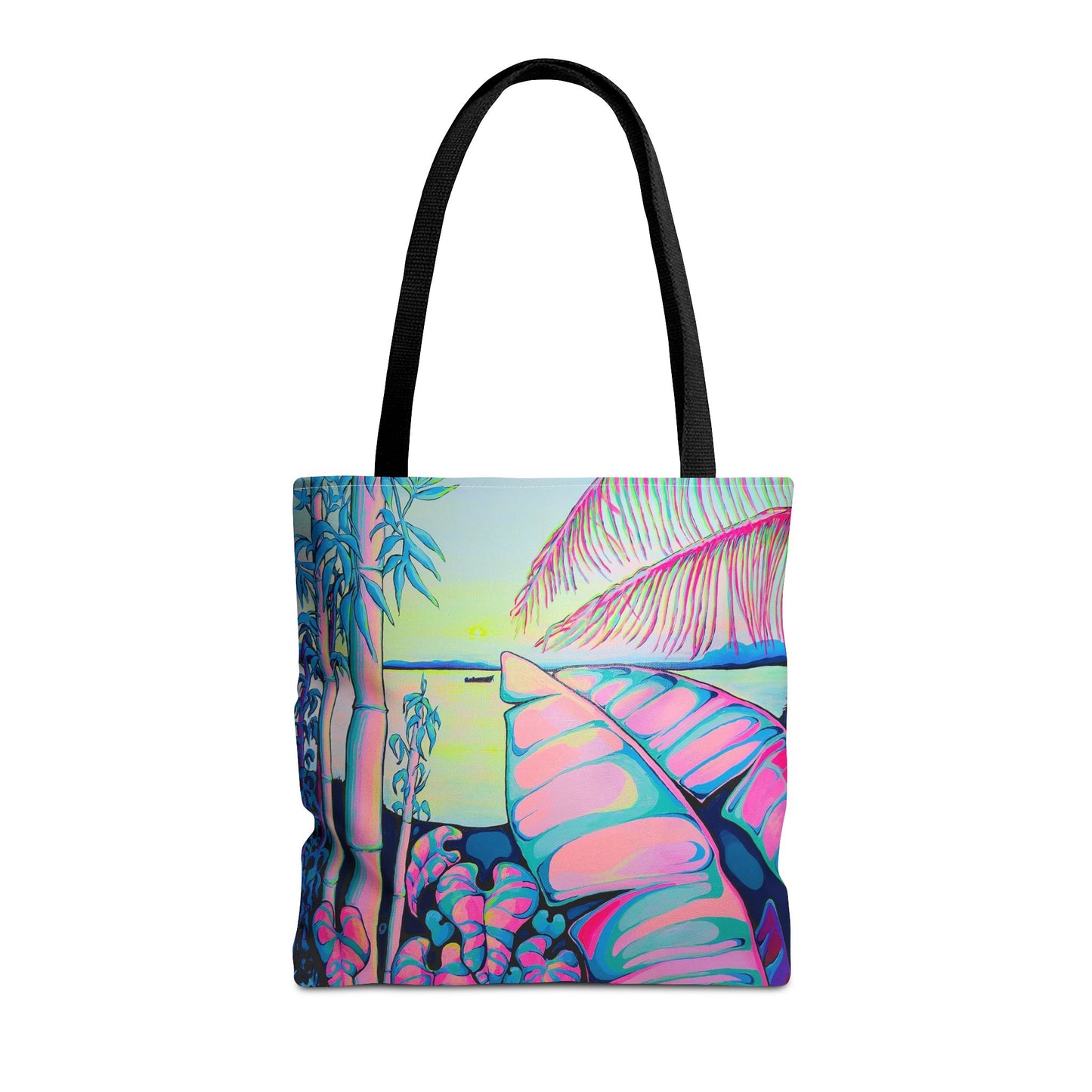 Premium Serenity Bocas Tote Bag, Original Artist Design, Reusable Shopping Tote, Eco-Friendly