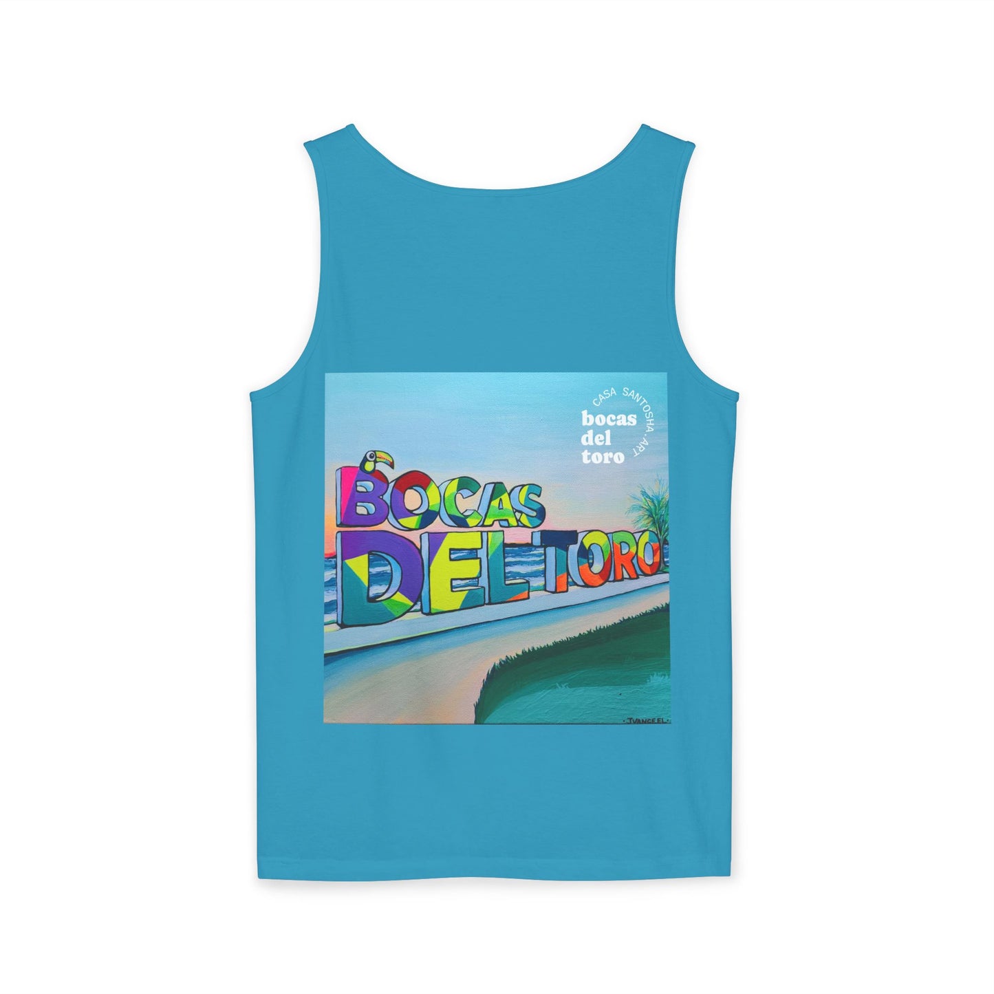Unisex Bocas Del Toro Sign Tank Top - Perfect for Summer Vibes