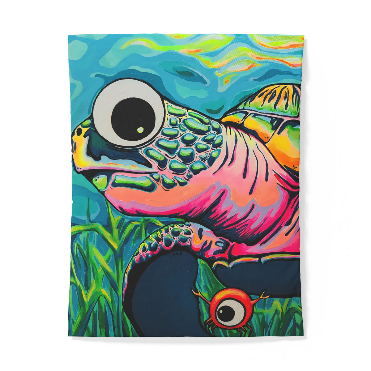 Cyclops Turtle Duvet Cover