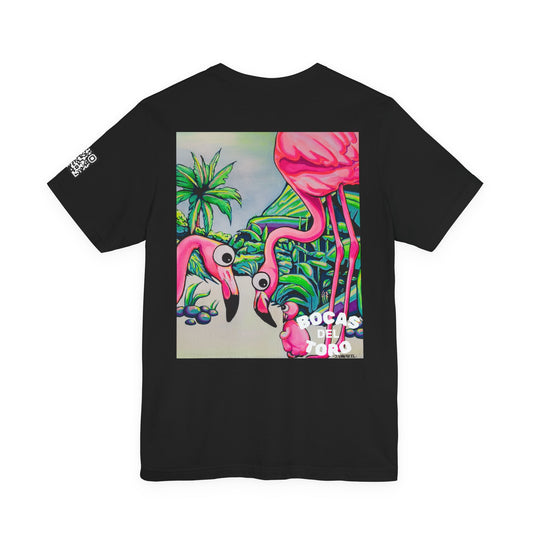 Unisex Cyclops Flamingo Family Tee