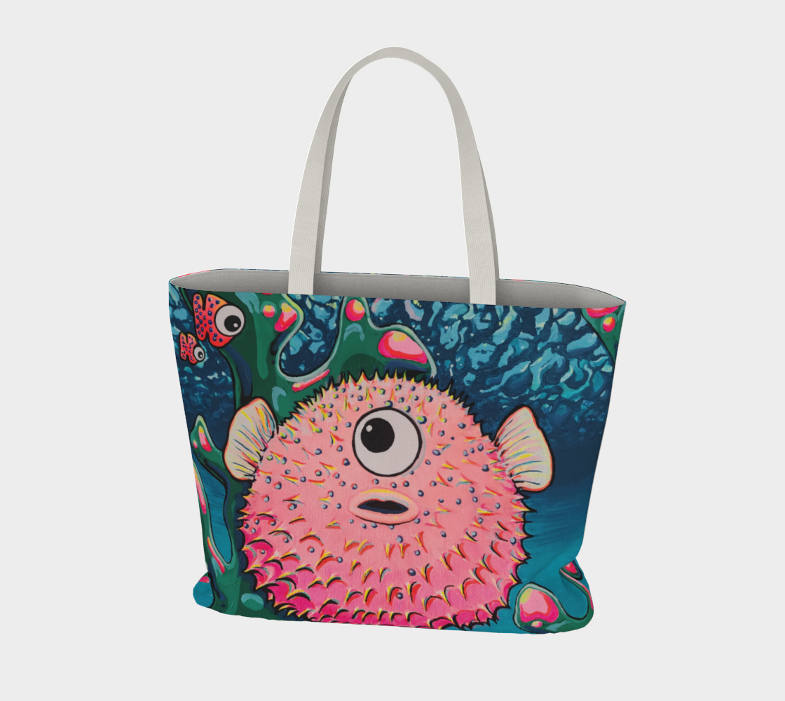 Cyclops Pufferfish Market Tote