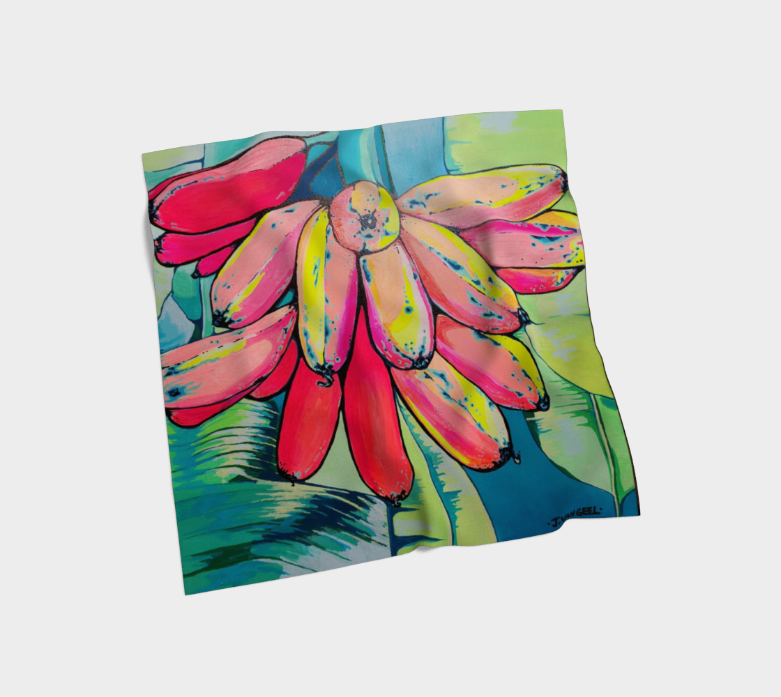 Neon Primitivo Bananas Scarf