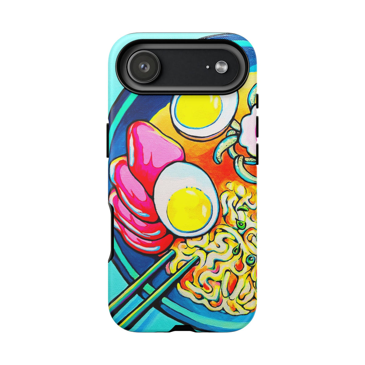 Coque de téléphone résistante Neon Ramen