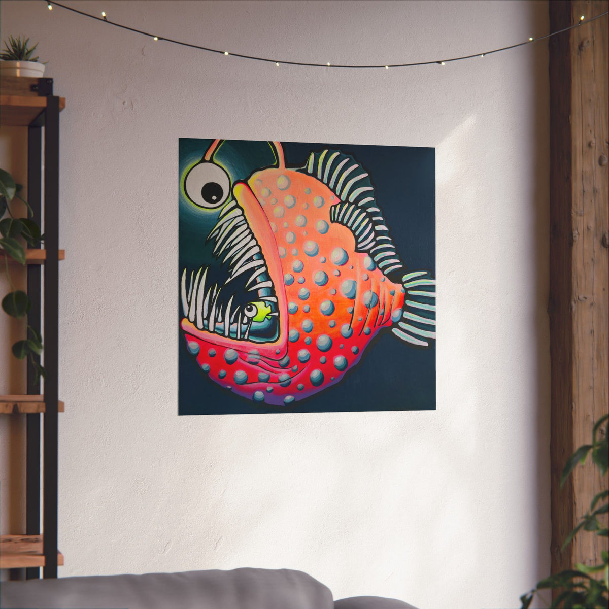 Cyclops Anglerfish Giclée Art Poster